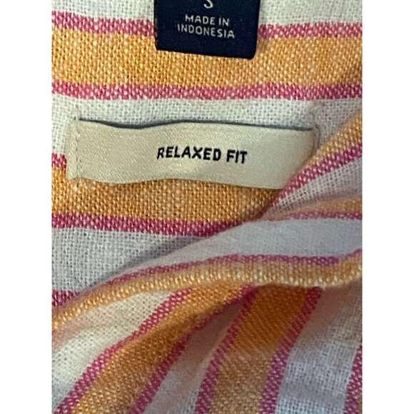 Universal Thread Goods Co. Womens Size S Relaxed Fit Blouse Striped - Picture 5 of 10